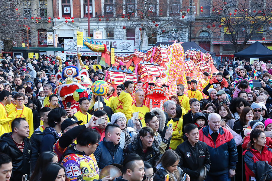 Manchester Chinatown Chinese New Year Celebration.