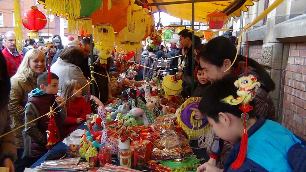 2012 - Chinese New Year stall to raise funds for Manchester Chinese Centre