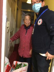 In 2021 Jan, volunteer Martin visit the elderly home.