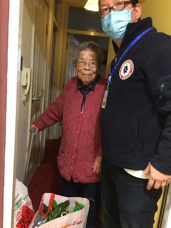 In 2021 Jan, volunteer Martin visit the elderly home.